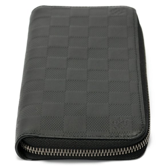 Louis Vuitton Zippy Wallet Vertical N63548 Damier Infinie Noir (Black) S-158507